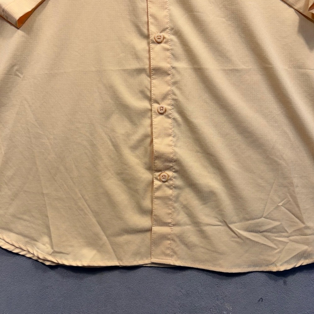 Columbia Fishing Shirt Mens XXL Peach Omni-Shade Short Sleeve PFG Excellent - Picture 5 of 9